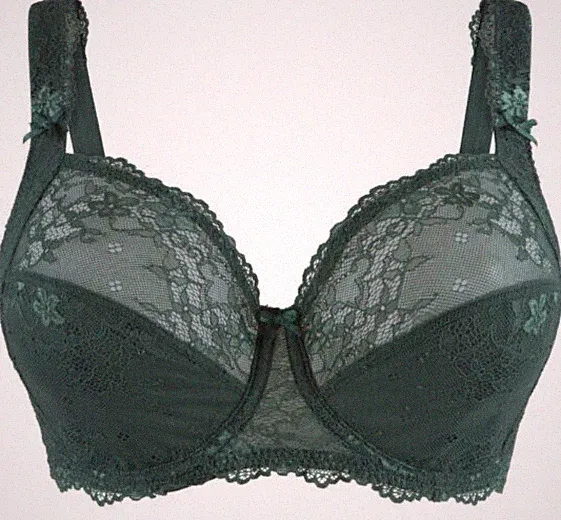 Lingadore Daily 1400-5A Balconette BH mit Bügel Gr.75C UK 34C Grün Spitze