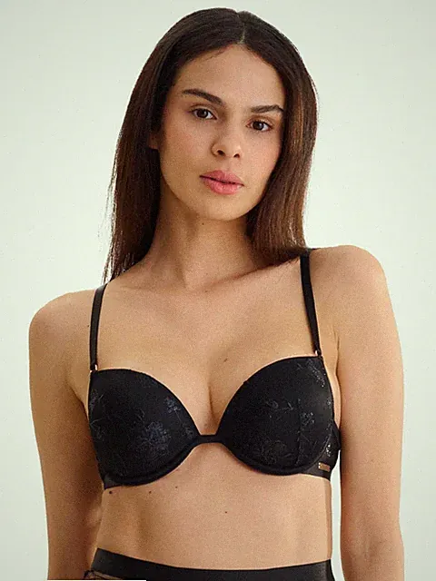 Lisca Push up BH Passion Gr. 70-85 A-C in Rose Gold und Black
