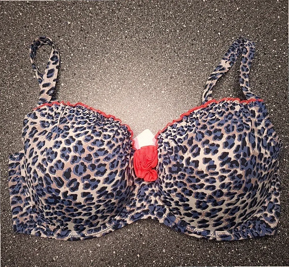 Lise Charmel Antigel La Panthere Fluo Bikini BH mit Bügel Gepolstert Neu