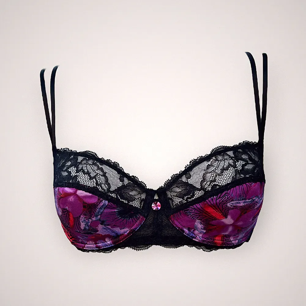 Lise Charmel BH mit Bügel Soir en Soie 70C 75C 75D 80B 80C Swarovski NEU