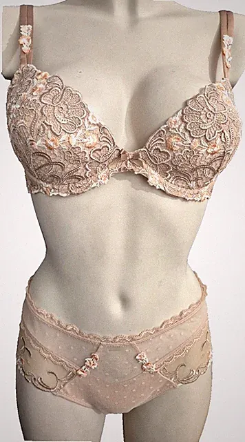 Lise Charmel Danse Des Lianes Push-Up BH 3pcs SET Gr.80C UK36C + 2x Slips 40 M