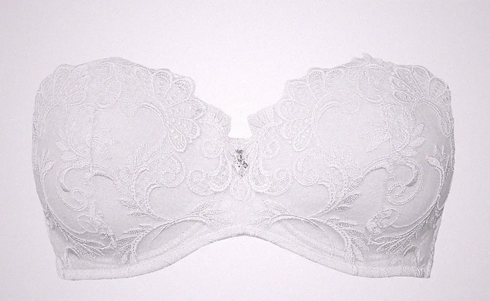 Lise Charmel gefütterter BH Dressing Floral Swarovski 70C 85B Hochzeit NEU