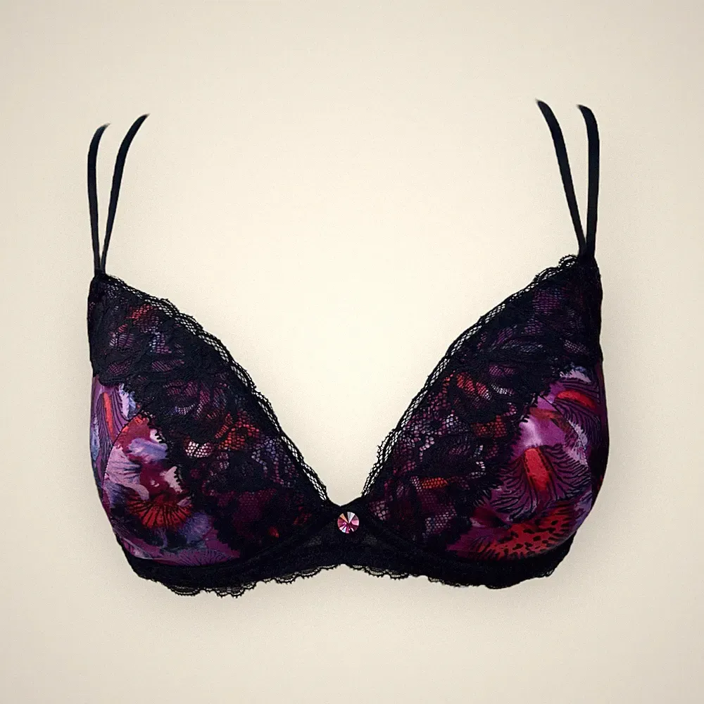 Lise Charmel gefütterter Schalen BH mit Bügel Soir en Soie 80C Swarovski NEU