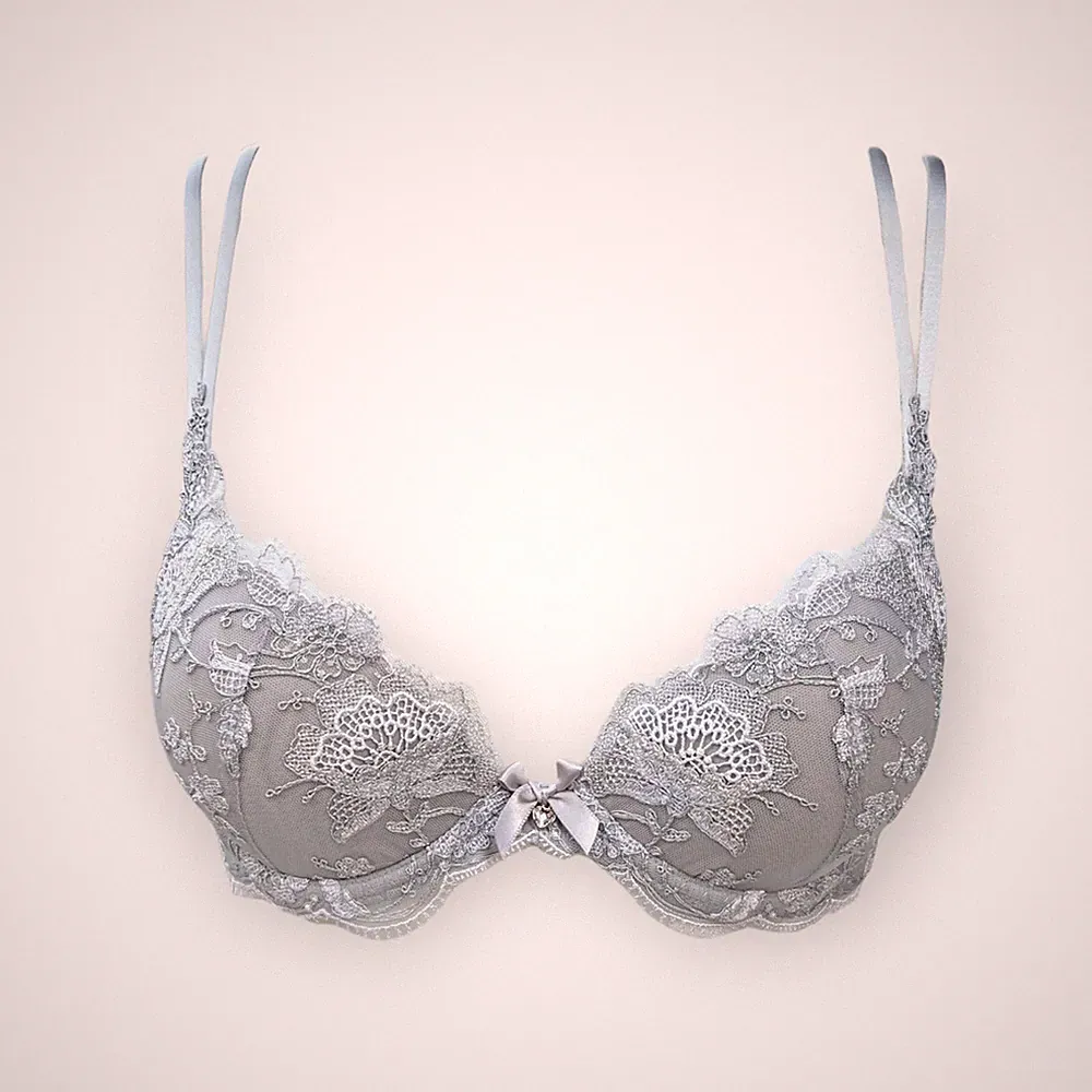 Lise Charmel Push-up BH Ultra Feminin 70A 70B 75B grau NEU mit Etikett