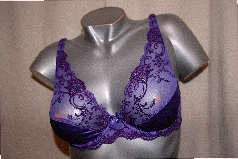 LISE CHARMEL Triangle Bügel BH SPLENDEUR SOIE mit Seide ocean bleu NEU