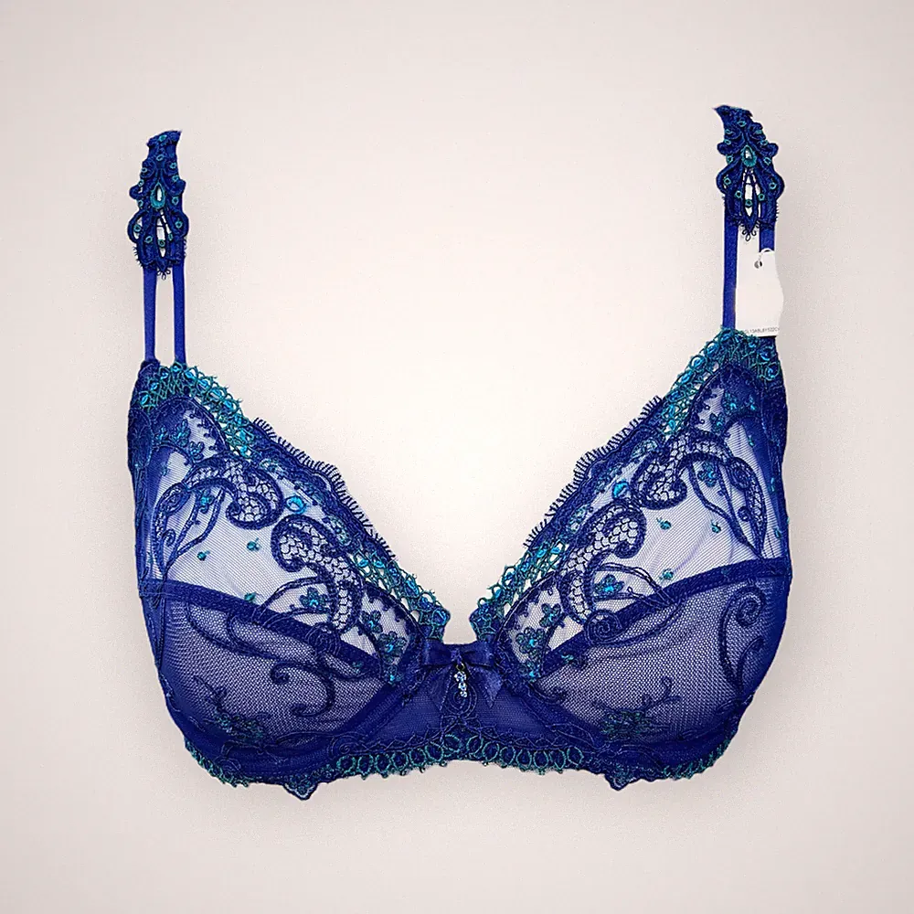 Blau Vollschalen-BH