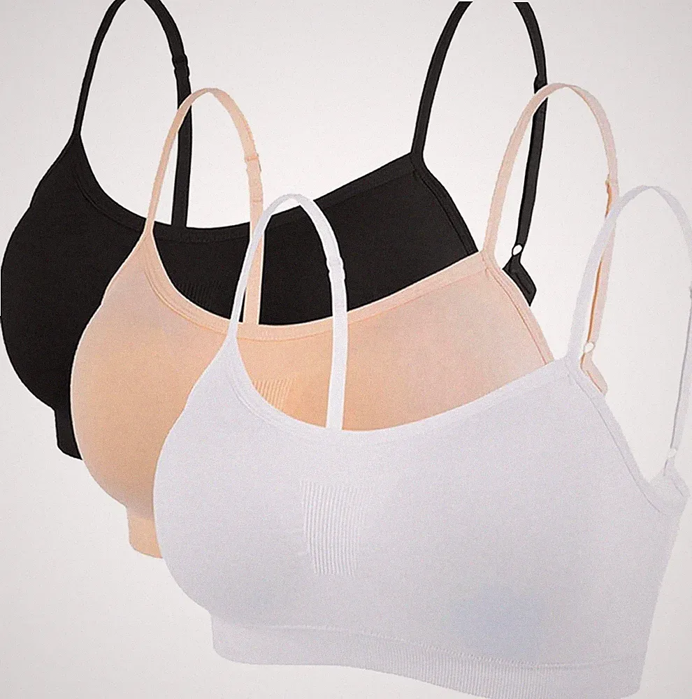 Litthing Damen Sport BH Nahtlos Komfort-BHS Gepolsterte Damen-Oberteile Verstell
