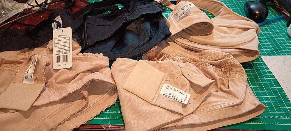 Lot of 4 Size 44G Sand Adelaide Bra GD6663 various glamorise etc