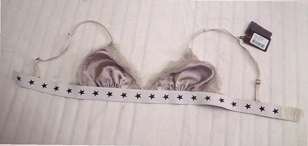 Love Stories Triangel BH Größe 3 Love Lace Silber