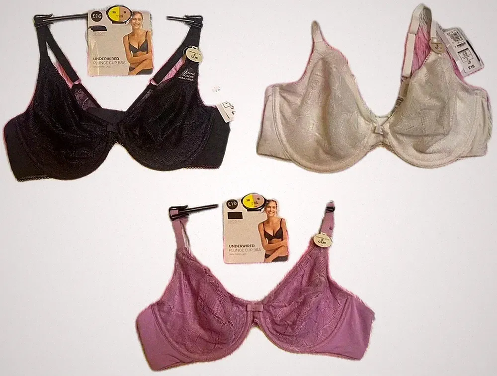 M&S Bügel BH ungepolstert Marks & Spencer Body Spitze Gr. 34-42 B-DD