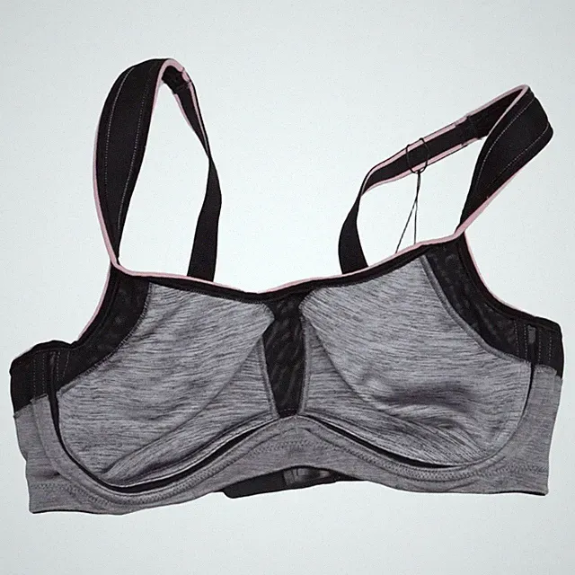 M&S, Sport-BH, Größe: 75C, Grau, Elasthan/Polyamid/Polyester, Einfarbig #m1O