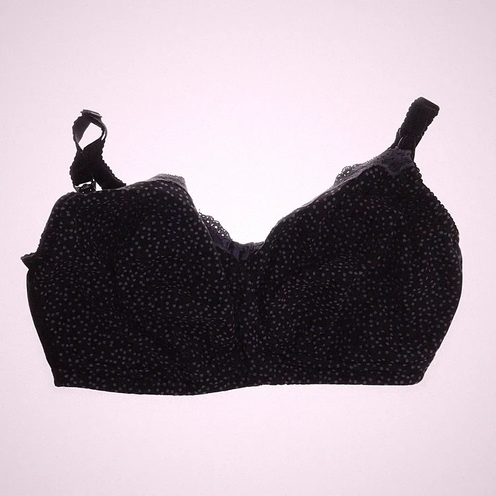 M&S, Still-BH, Größe: 85G, Schwarz, Baumwolle/Elasthan, Gepunktet, Damen #VNa