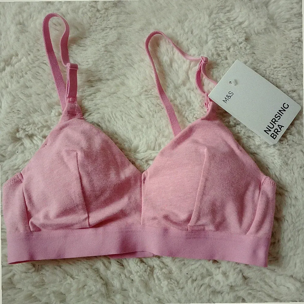 M&S Still BH ohne Bügel Rosa Neu + Etikett UK 8 A-C EUR 36 leicht gepolstert Bralet