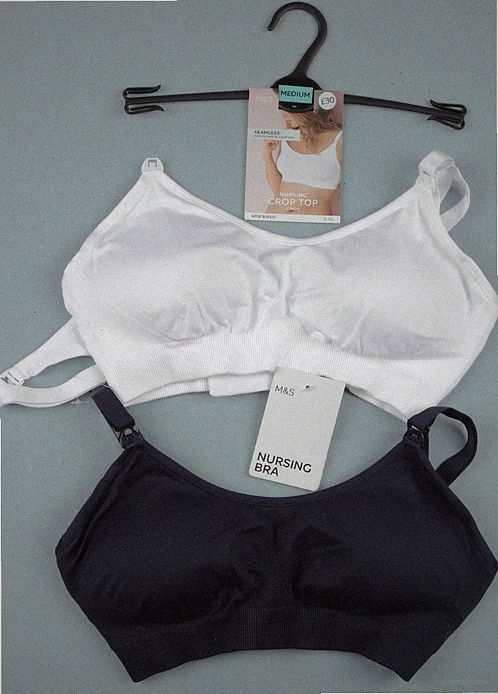 M&S Still-Crop-Top Umstandsmode Damengröße 12-14 Medium
