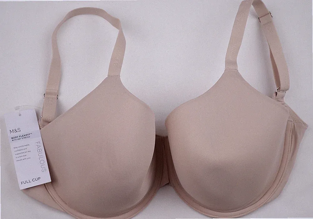 M&S Vollschalen-BH mit Bügel Beige Damen Mehrere Größen