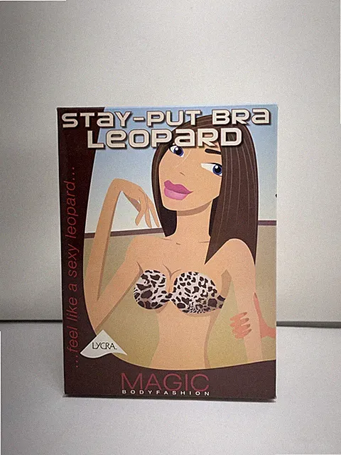 MAGIC Bodyfashion „Stay-Put Bra Leopard“ Strapless BH in Größe 70 A #K10