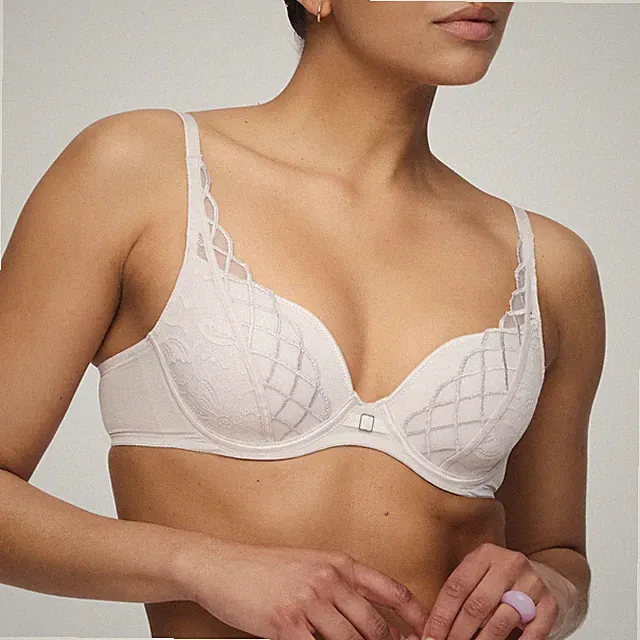Marie Jo *Aven* Schalen-BH grau silber Spitze Gr. 70 75 80 85 B C D E NP 110 €