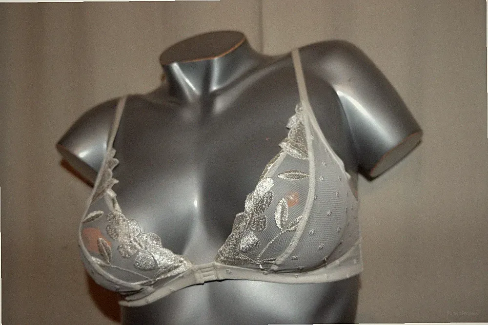 MARIE JO bügelloser BH Bralette AGNES 0102594 bestickter Tüll natur NEU