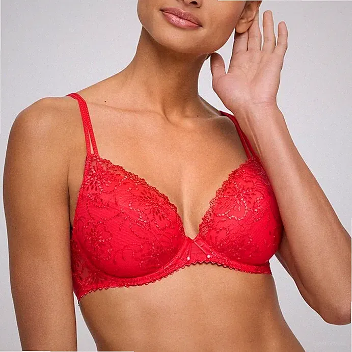 Marie Jo *Jane* Schalen-BH rot Spitze Gr. 70 75 80 85 B C D E NP 110 €