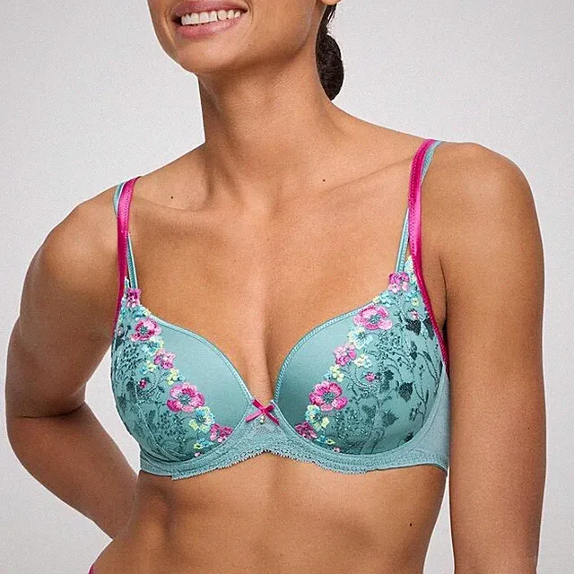 Marie Jo *Lizelot* Schalen-BH blau grün Spitze Gr. 75 80 85 B C D E NP 99,99 €