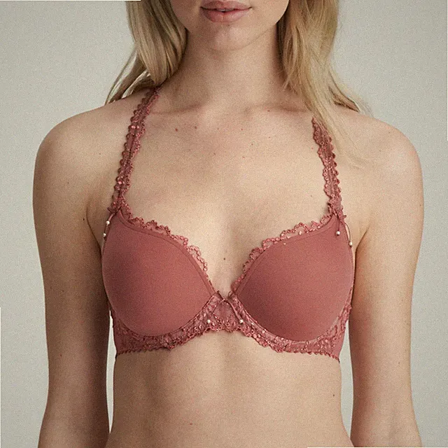 MARIE JO NECKHOLDER BH MODELL JANE FARBE RED COOPER **NEU MIT ETIKETT**