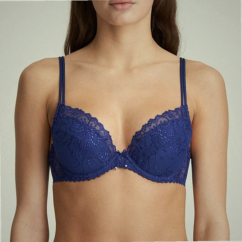 MARIE JO PUSH-UP BH MODELL JANE FARBE LAZURIETE BLAU **NEU MIT ETIKETT**