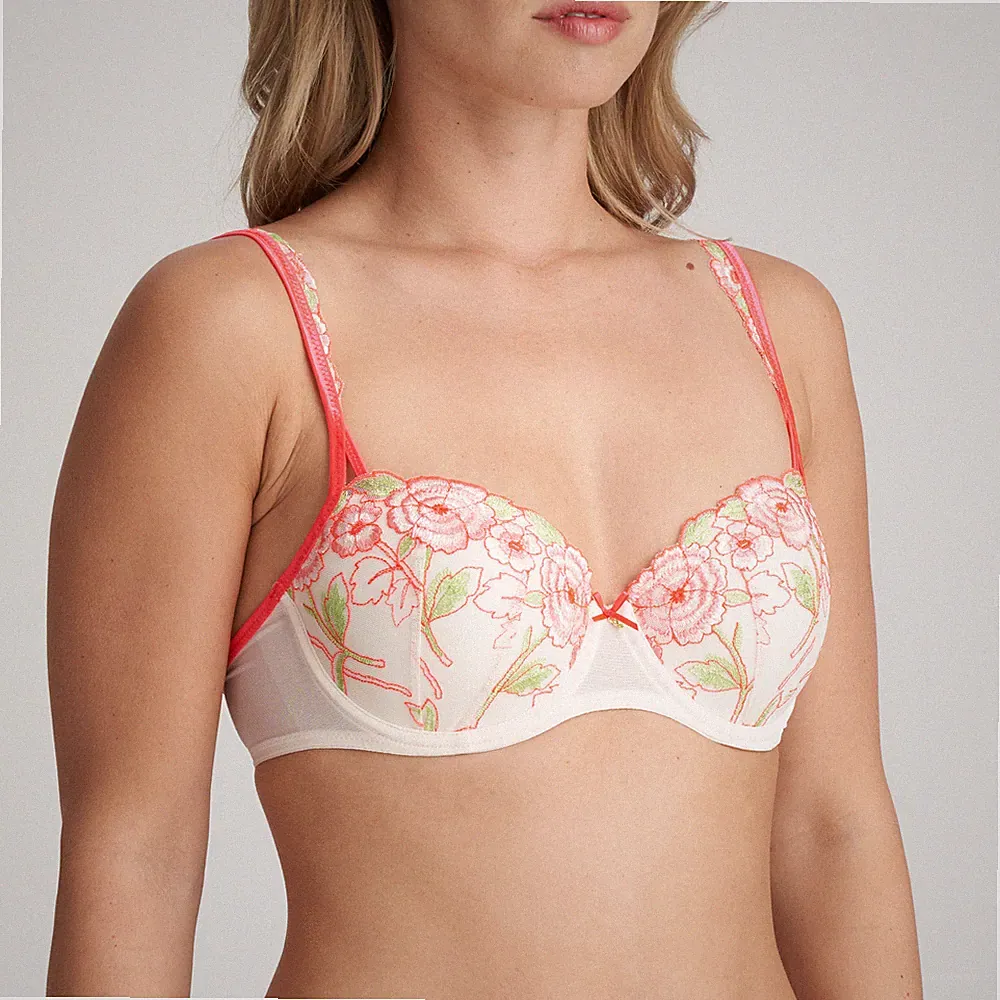 Marie Jo unterlegter Balconette BH Ayama Fruit Punch beige rot 0102789 SALE