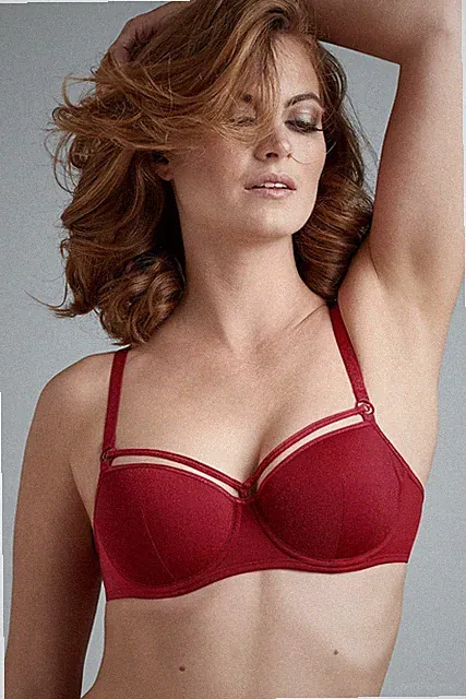Marlies Dekkers Space Odyssey BH Sparkling RED rot Dessous Glitzer Funkeln red