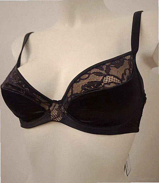 * masquerade LINSERIE Harem Plunge BH Gr. EU masquerade NEU Spitzen Schwarz