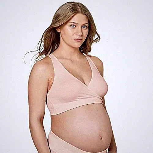 Medela Keep Cool Schlaf-Bustier Still-BH Schwangerschafts-BH Soft, Chai, M