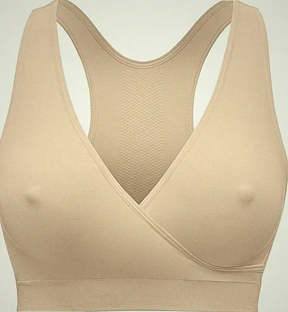 Medela Keep Cool Sleep Bustier nahtloses Mutterschafts-Bustier Größe XL/Chai