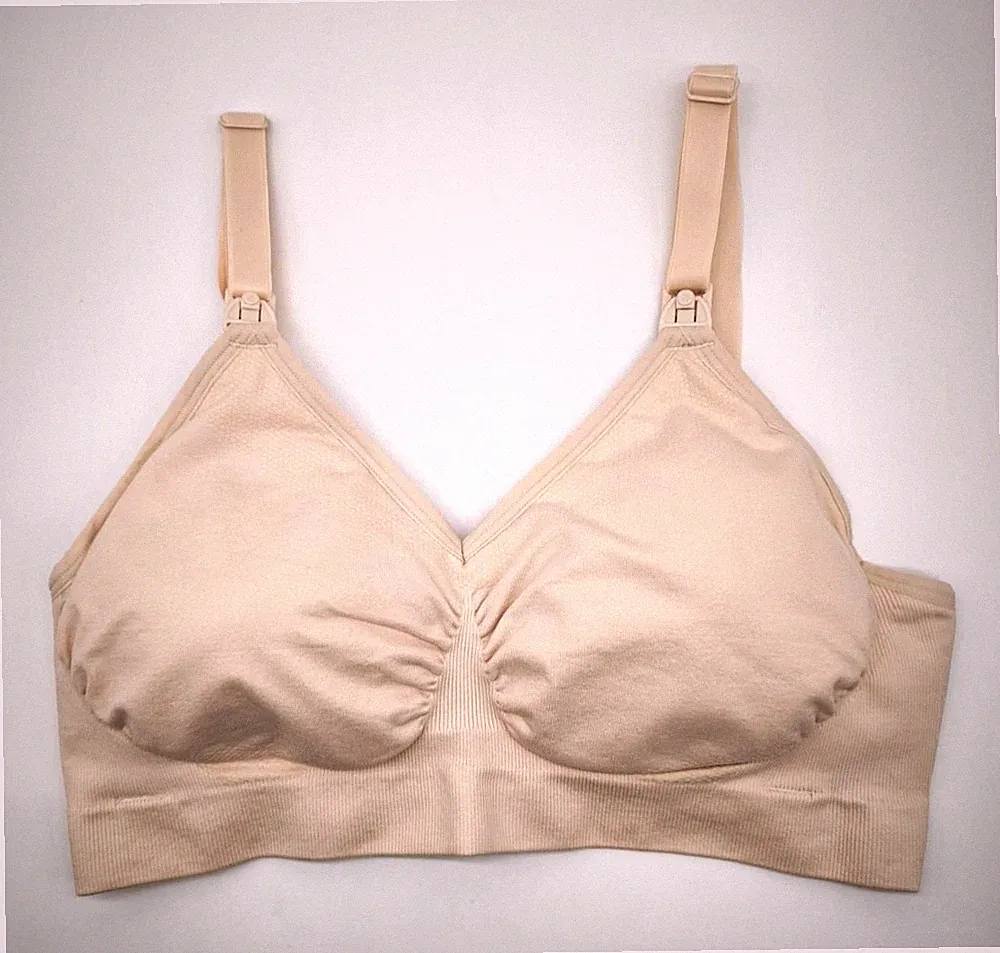 Medela Keep Cool Ultra Still-BH Schwangerschafts- Bustier Soft, Chai - Gr. M