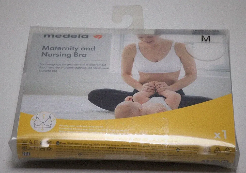 Medela Schwangerschafts- und Still-BH Nahtloser, bügelloser BH,Grösse:M,Weiss