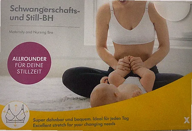 Medela Schwangerschafts- und Still-BH Nahtloser, bügelloser BH, Grösse:S, Weiss