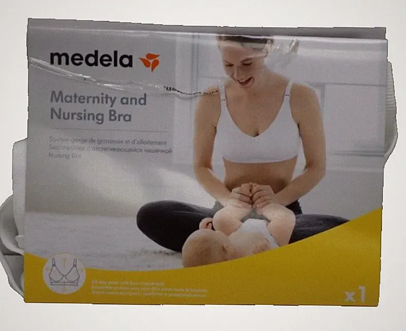 Medela Schwangerschafts- und Still-BH Nahtloser, bügelloser BH,Weiß,Grösse:M