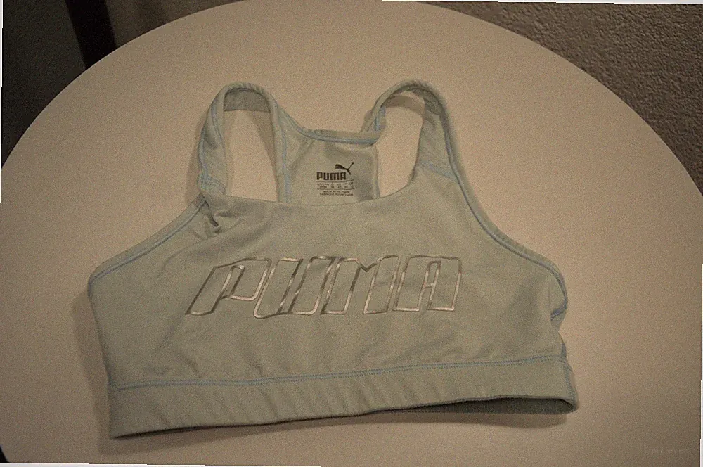 Mein puma Sport BH Gr. 38 Patsell Blau Silber