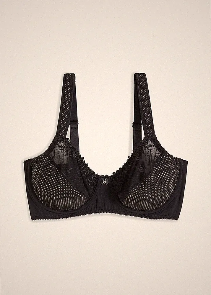 Minimizer BH Gr. (100) H Schwarz Silber Gold Damen-Unterwäsche Oberteil Neu