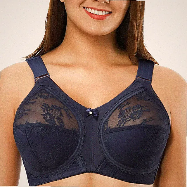 Minimizer BH in Übergröße für Damen, Spitze, ohne Bügel volle Abdeckung