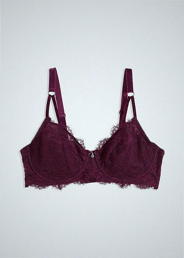 Minimizer BH mit Bügel Gr. (100) F Lila Damen-Bra Oberteil Neu*