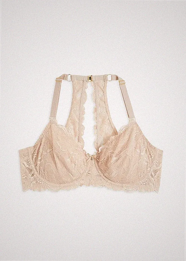 Minimizer-BH mit Bügel Gr. 90 Cup D Kreidebeige Damen-Unterwäsche Oberteil Neu