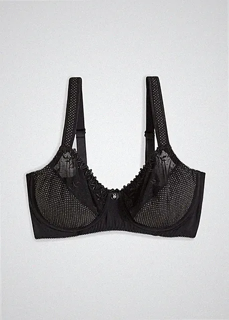 Minimizer BH mit schimmernden Details Gr. 105 (D) Schwarz Damen Bügel-Bra Neu*