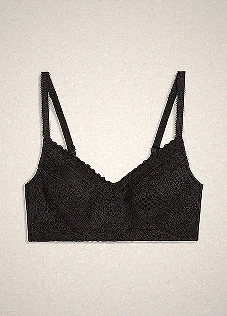Minimizer BH mit Spitze Gr. 95 Cup G Schwarz Damen-Unterwäsche Neu