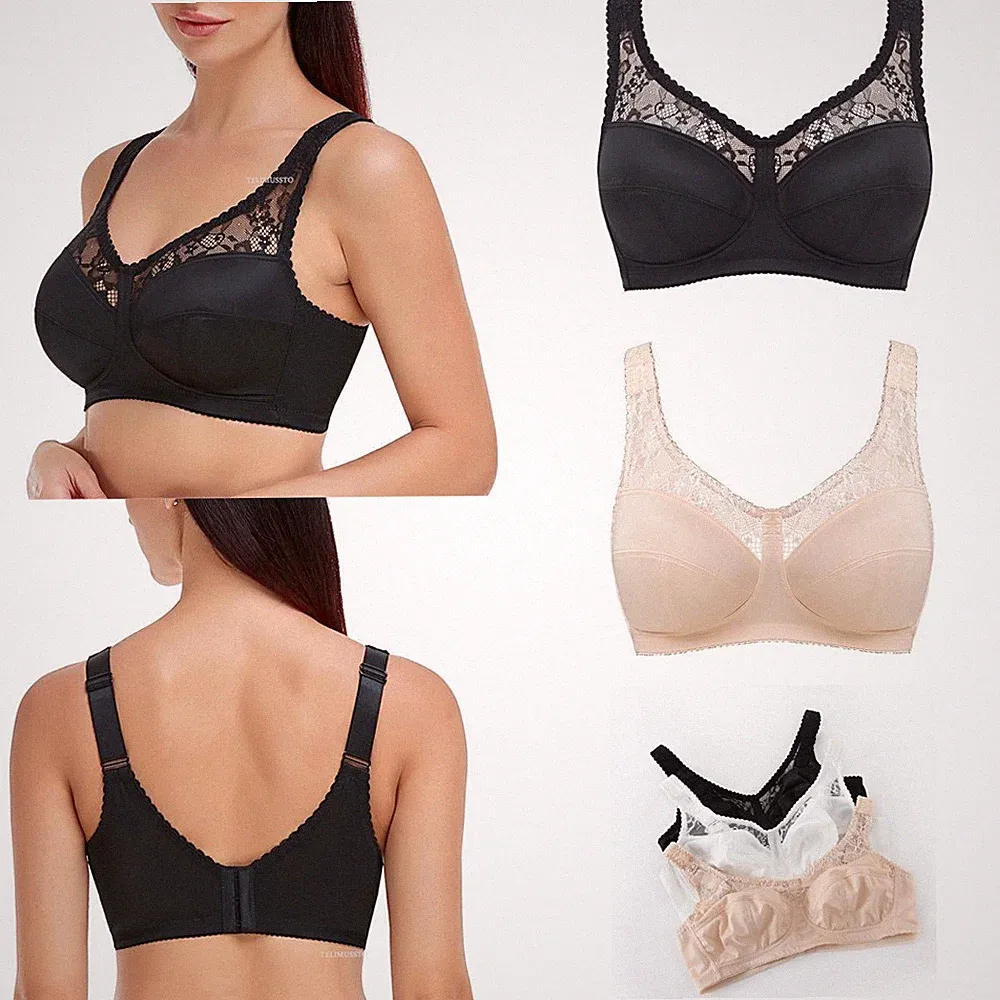 Minimizer BH ohne Bügel Bügelloser Soft Schlaf Große Größen Entlastung Stütz Neu