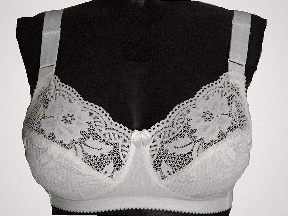 Miss MARY of SWEDEN 2298 Gr.90G UK 40F Damen BH ohne Bügel 39% Baumwolle