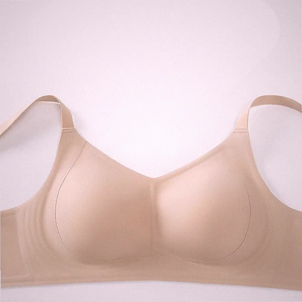 Modischer nahtloser BH für Damen mit großer Oberweite ideal zum Lagenlook unte