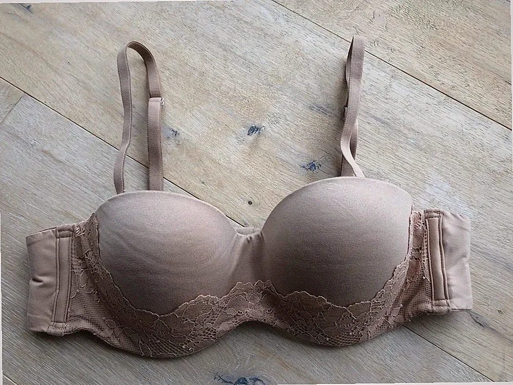 Multiway-BH mit Spitze VICTORIA‘S SECRET beige nude US 36A / EU 80A