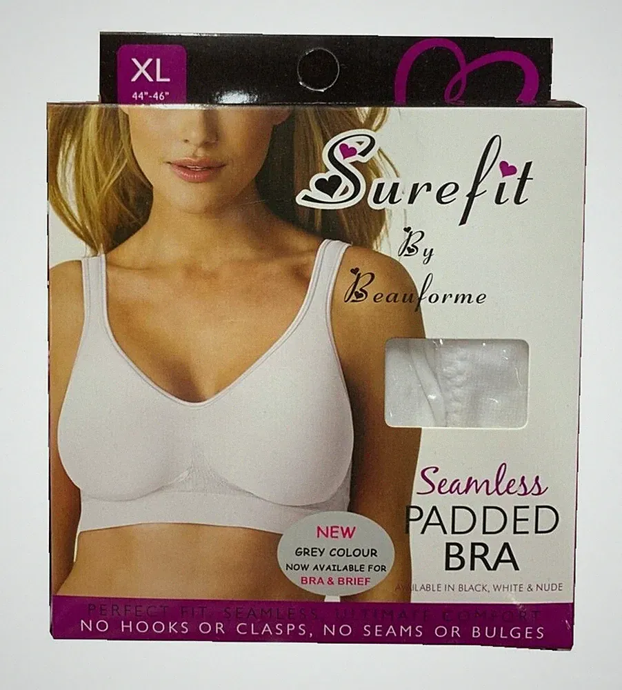 Nahtlos gepolsterter BH mit herausnehmbaren Pads Comfort Fit Unterstützung Pull Up Stretch BH