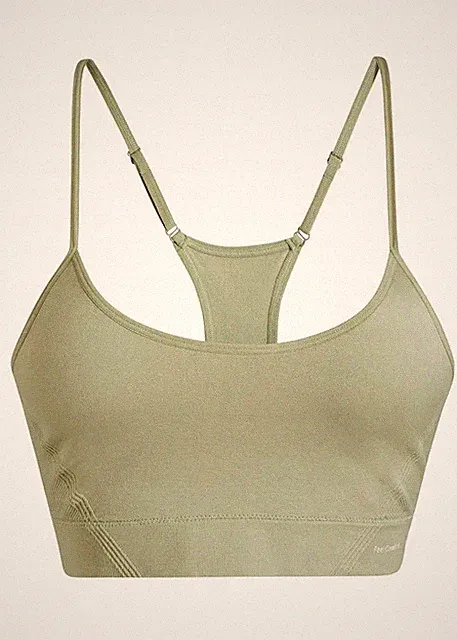 NAHTLOSER Damen-BH Gr. S Seegras Damen Sport-BH Bustier Bralette Neu