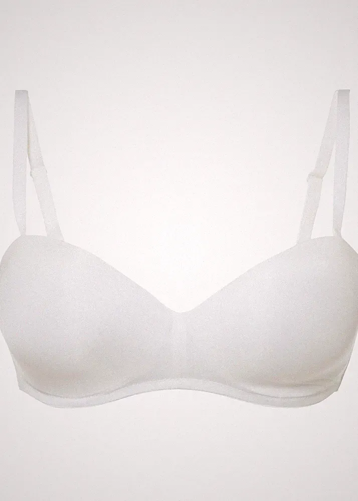 Nahtloser Multiway-Balconette-BH mit Bügel Gr. 70 Cup B Weiß Unterwäsche Bra Neu