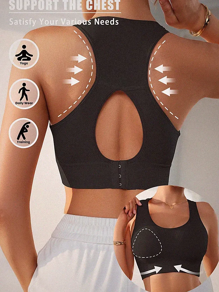 Nahtloser Racerback Sport BH für Damen Bequeme und stylische Billig24